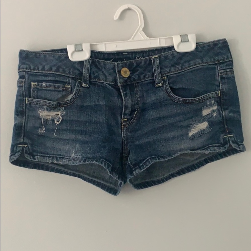 American Eagle Distressed Denim Shorts
